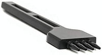 Yang Yao - Kit de herramientas de punzonado de cuero, 18 piezas de costura de trabajo de costura de trabajo de costura de la silla de montar Groover de cuero artesanía DIY herramienta - Arteztik
