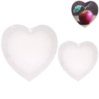 Lienzo estirado en forma de corazón de algodón tablero de pintura blanco blanco marco arte arte arte arte conjunto conjunto de 2 (20/11.8 in) para pintura acrílica vertir pintura al óleo artista medios - Arteztik
