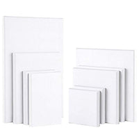 URATOT - 9 paneles de lienzo en blanco para artistas, varios tamaños, varios paneles de lienzo, creativos paneles de pintura en blanco para pintar - Arteztik
