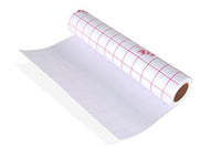 Papel de transferencia para calcomanías de vinilo hechas de críquet o silueta – Cinta de transferencia transparente con líneas de rejilla para alineación 12 pulgadas por 20 pies - Arteztik
