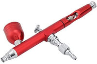 FAMKIT - Juego de aerógrafos de doble acción de 0.012 in de ancho, pistola de aerógrafo para pintura artística, tatuaje, decoración de tartas, kit de herramientas para uñas - Arteztik
