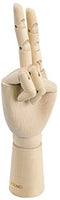HSOMiD - Figura de mano de madera flexible para hombre, modelo de mano derecha, modelo de mano derecha, para dibujo de dibujo, pintura en casa, oficina, escritorio (12.0 in) - Arteztik
