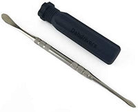 Dabdrivers - Herramienta de cera de acero inoxidable con mango de silicona - Arteztik

