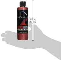 Chroma 1969 Molten, juego de pintura acrílica de metales de 8 oz Paquete de 6 botellas, colores varios, de 6.75 pulgadas de altura por 4 pulgadas de ancho y 6 pulgadas de largo - Arteztik
