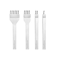 Perforadora de piel de 0.157 in para perforación de herramientas de 1 + 2 + 4 + 6 puntas, kit de manualidades - Arteztik
