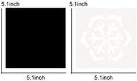 Juego de 9 plantillas para azulejos de 6 x 6 pulgadas, material de PET, plantillas para pintura de azulejos cortadas con láser, paredes, tela, aerógrafo, muebles, piso. - Arteztik
