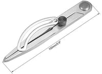 Utoolmart - Herramientas de costura para manualidades de cuero, calibre de espaciado ajustable de acero al carbono, línea de dibujo para manualidades, herramienta de artesanía de cuero, 1 pieza - Arteztik
