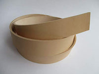 Correa de piel curtida Veg de 9 a 10 onzas, tira de cuero, correa de cuero, correa de piel natural en blanco de 51 a 55 pulgadas. (Beige Natural, 1 pulgada (0.984 in.) - Arteztik
