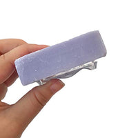 SoapStandle, mango transparente + soporte, todo en uno, paquete de 3, sin goma de cerámica desordenada o jabonera de bambú, soporte de drenaje fácil para no Gummy Goo, ducha o cuarto de baño reducir residuos de jabón de glicerina - Arteztik
