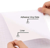 Cinta de papel de transferencia SOMOLUX Roll-12" x 50' para Silhouette Cameo, vinilo adhesivo Kricut para Des, pegatinas, Wacals, letreros, ventanas y otras superficies lisas (0.5'' Red Grid) - Arteztik
