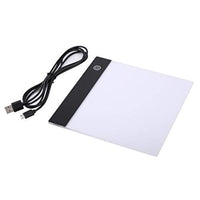 FTVOGUE - Caja de luz ajustable con luz LED para rastreo, tamaño A5, con función de memoria, tableta y cable USB - Arteztik
