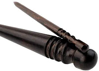 ARTCXC 2pcs(Coarse and Fine) Leather Craft Tapered Edge Slicker Solid Ebony Wood Leather Burnishing Tool for Burnishing Leather Projects Craft - Arteztik
