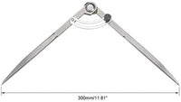 Utoolmart - Herramientas de costura para manualidades de cuero, calibre de espaciado ajustable de acero al carbono, línea de dibujo para manualidades, herramienta de artesanía de cuero, 1 pieza - Arteztik
