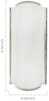 Darware Innkeeper - Letreros de madera (2 unidades, blanqueados), 14.0 x 6.0 in, letreros rústicos en blanco para manualidades, decoración del hogar - Arteztik
