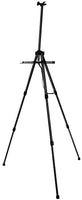 VViViD Caballete de aluminio plateado de 66 pulgadas de alto, ajustable, ligero, incluye funda de transporte de nailon negro - Arteztik
