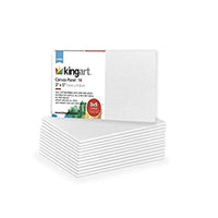 KINGART - Paneles de lienzo (3.0 x 5.0 in, 14 unidades), color blanco - Arteztik
