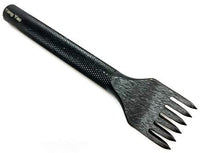 Yang Yao - Kit de herramientas de punzonado de cuero, 18 piezas de costura de trabajo de costura de trabajo de costura de la silla de montar Groover de cuero artesanía DIY herramienta - Arteztik
