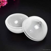 Moldes epoxi de resina de polímero – Juego de 2 formas de silicona – Cube/Esfera – Crea tus propios objetos transparentes o opacos – Fácil de quitar después de la moldura – suave, duradero, reutilizable - Arteztik
