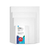 KINGART 830-28 Multi Pack | 28-Pack (7 cada uno-5x7, 8x10, 9x12, 11x14) Paneles de lona, color blanco 28 piezas - Arteztik
