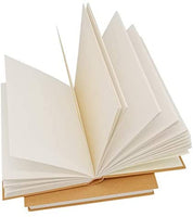 8.5x11 ketch Book, Pack of 2, 240 Sheets (100gsm), Hardcover Bound Sketch Notebook, 120 Sheets Each, Acid-Free Blank Drawing Paper, Ideal for Kids and Adults, Kraft Cover - Arteztik
