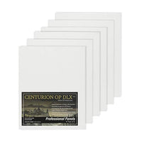 Centurion Deluxe Panel de lino imprimado al óleo – Paneles de lino imprimados con aceite profesional, excelente rendimiento y retención de color diseñados específicamente para pintores al óleo – [6 unidades | 6 x 12 pulgadas] - Arteztik
