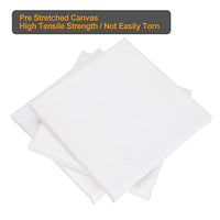 Starvasst - Paneles de lona (6.0 x 6.0 in, 24 unidades, algodón, preestirados, pequeños lienzos en blanco, para pinturas, manualidades, pequeños acrílicos, proyectos de arte al óleo - Arteztik
