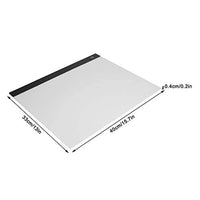 Práctica tabla de copia A3 LED cajas de luz acrílica diamante negro lado blanco mesa de copia - Arteztik
