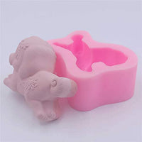 Moldes de silicona 3D para jabón de perro, moldes para velas de chocolate, pasteles, fondant, pasteles, perros, moldes - Arteztik
