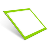 ME456 - Caja de luz LED para rastreador de tatuajes (tamaño A4, tamaño A4), diseño delgado de luz LED, USB, para diseñar, animar, dibujar, dibujar, plantillas, color verde - Arteztik
