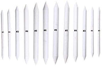 12 x Papel duradero blending stump tortillon Sketch Art Dibujo Plumas - Arteztik
