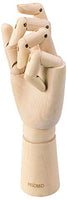 HSOMiD - Figura de mano de madera flexible para hombre, modelo de mano derecha, modelo de mano derecha, para dibujo de dibujo, pintura en casa, oficina, escritorio (12.0 in) - Arteztik
