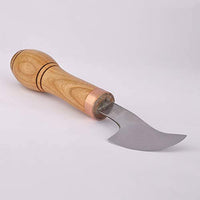Cuchillo de trabajo de piel. Herramienta principal de cuero con dos bordes afilados – por Stamesky. - Arteztik
