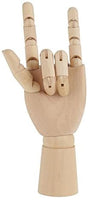 Maniquí de mano de madera con dedos flexibles y movibles, maniquí articulado para bocetos, dibujo, hogar, oficina, escritorio, niños, juguetes, regalo - Arteztik
