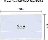 Artify - Juego de bocetos de acuarela para acuarela, 24 colores surtidos con 3 pinceles, juego de sartenes de acuarela perfecto para pinturas y dibujos animados, kit de acuarela de viaje mini - Arteztik
