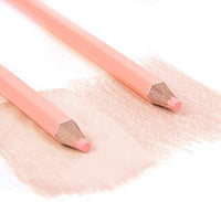 2 Pcs White Sketch Charcoal Pencils -Professional Hight Quality Sketch Highlight White Charcoal Wooden Pencils for Artist Drawing, Sketching, Blending - Arteztik
