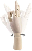 HSOMiD - Figura de mano de madera flexible para hombre, modelo de mano derecha, modelo de mano derecha, para dibujo de dibujo, pintura en casa, oficina, escritorio (12.0 in) - Arteztik
