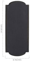 Darware Innkeeper - Letreros de madera (2 unidades, blanqueados), 14.0 x 6.0 in, letreros rústicos en blanco para manualidades, decoración del hogar - Arteztik
