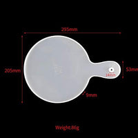 Molde de bandeja de resina, moldes de bandeja para resina epoxi, tabla de servir de resina de bricolaje, bandeja de servir de resina, ideal para decoración del hogar. - Arteztik
