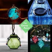 12 Color Glow in The Dark Pigment Powder, Premium Quality Luminous Powder with Lamp,0.7oz Each (Total 8.4oz) - Arteztik
