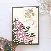 Plantillas de metal con diseño de corona de árbol de Navidad, herramienta de repujado para álbumes, tarjetas de papel, álbumes de recortes, manualidades (ramas de árbol y pino) - Arteztik
