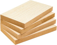 Bright Creations bloques de madera sin terminar para manualidades, bloque de letreros, juegos para niños (7 x 7 in, 4 unidades) - Arteztik
