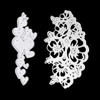 Plantillas de metal con diseño de corona de árbol de Navidad, herramienta de repujado para álbumes, tarjetas de papel, álbumes de recortes, manualidades (ramas de árbol y pino) - Arteztik
