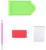 Witfox - Kit de pintura de diamantes 5D para bricolaje con números y lirios de agua, 15.7 x 11.8 in - Arteztik
