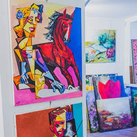 PHOENIX - Lienzo para pintura preestirado, para acrílicos, aceites y otros medios de pintura, 5/8 pulgadas - Arteztik
