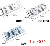 Thanksky - Moldes de resina de cristal, diseño único con letras de cristal, para decoración de interiores, decoración del hogar, arte de pared, para colgar en la pared (mezcla) - Arteztik

