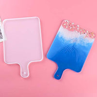 Molde de bandeja de resina, moldes de bandeja para resina epoxi, tabla de servir de resina de bricolaje, bandeja de servir de resina, ideal para decoración del hogar. - Arteztik
