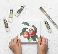 Juego de pintura acrílica. Pinturas artísticas de calidad para pintar lona, madera, arcilla, tela, uñas, cerámica y artesanías. 12 colores vibrantes de cuerpo pesado de 0.40 fl oz. Pigmentos ricos. Artículos profesionales de MyArtscape - Arteztik
