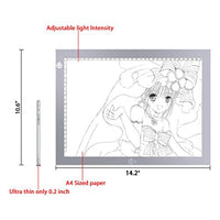 ME456 Caja de luz – A4 USB Panel de iluminación de luz ajustable sólo 5 mm de grosor luz mesa - Arteztik
