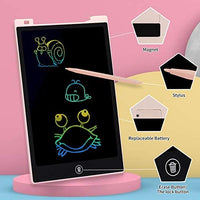 TEKFUN Girls Gifts Toys for 2-6 Year Old Girls, LCD Writing Tablet Toddler Doodle Board, 11inch Colorful Drawing Tablet Writing Pad, Educational and Learning Toy Birthday Gift (Pink) - Arteztik
