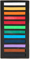 Juego de tizas no tóxicas Sidewalk, 12 unidades de colores brillantes y alegres, tiza pastel suave, 2.5 in de largo, colores surtidos, lavables, para dibujar, arte al aire libre, graffiti - Arteztik
